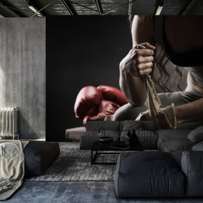 Fototapeta Bokser Przed Walką