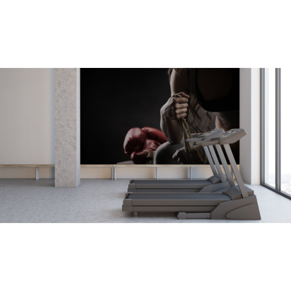 Fototapeta Bokser Przed Walką