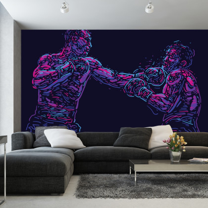Fototapeta Abstrakcyjny Bokser