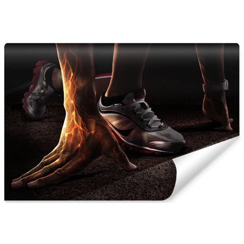 Fototapeta Początek Biegu Abstrakcja 3D