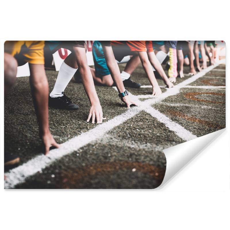 Fototapeta Zawody Sportowe W Bieganiu 3D