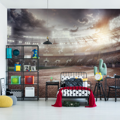 Fototapeta Stadion Piłkarski Przepełniony Kibicami