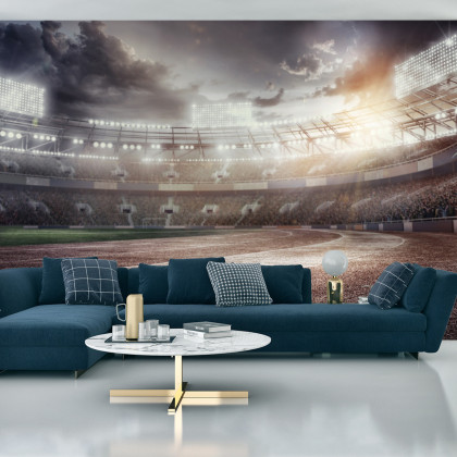 Fototapeta Stadion Piłkarski Przepełniony Kibicami