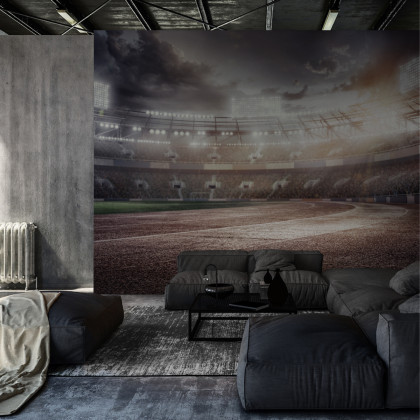 Fototapeta Stadion Piłkarski Przepełniony Kibicami