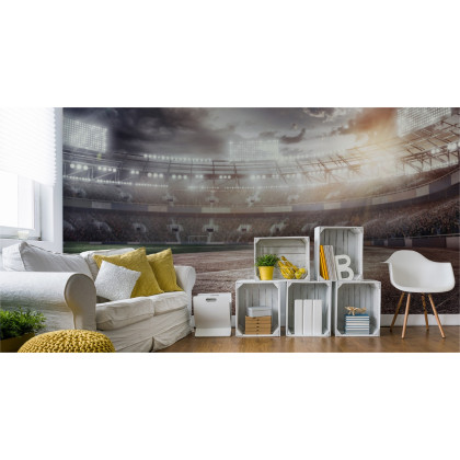 Fototapeta Stadion Piłkarski Przepełniony Kibicami