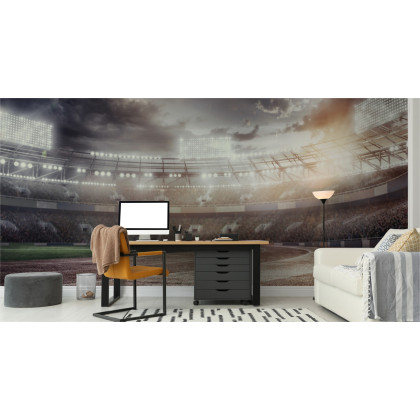 Fototapeta Stadion Piłkarski Przepełniony Kibicami