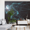 Fototapeta Geometryczny Wzór Biegacza W 3D