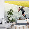 Fototapeta Sprinter Na Torze Biegowym Podczas