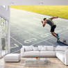 Fototapeta Sprinter Na Torze Biegowym Podczas
