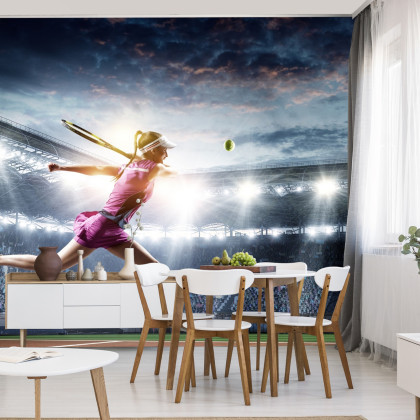 Fototapeta Tenisistka Na Stadionie