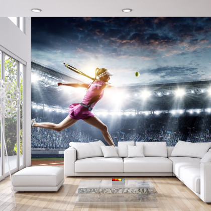 Fototapeta Tenisistka Na Stadionie