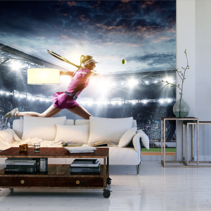 Fototapeta Tenisistka Na Stadionie