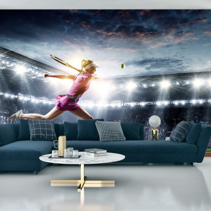Fototapeta Tenisistka Na Stadionie