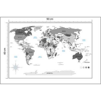 Fototapeta Mapa Świata
