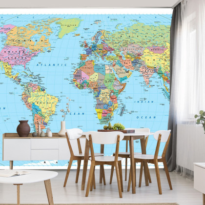 Fototapeta Mapa Świata