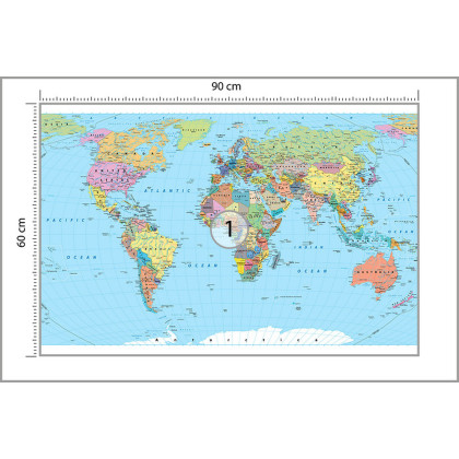 Fototapeta Mapa Świata