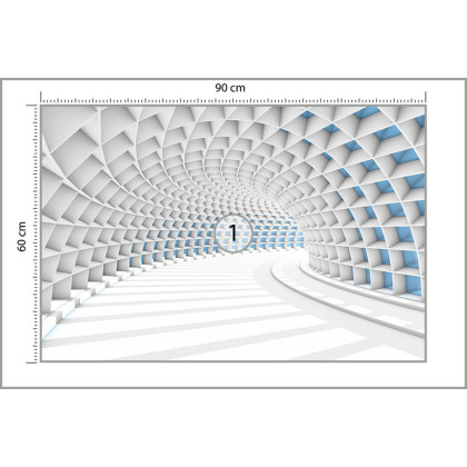 Fototapeta 3D Tunel-Abstrakcja