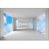 Fototapeta 3D Tunel - Niebo
