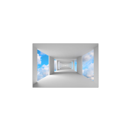 Fototapeta 3D Tunel - Niebo