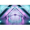 Fototapeta 3D Tunel - Neony