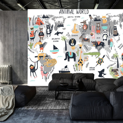 Fototapeta Mapa Dla Dzieci
