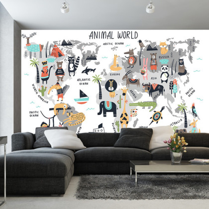 Fototapeta Mapa Dla Dzieci