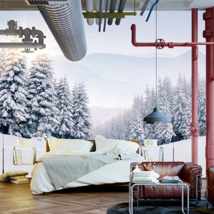 Fototapeta Zimowy Las