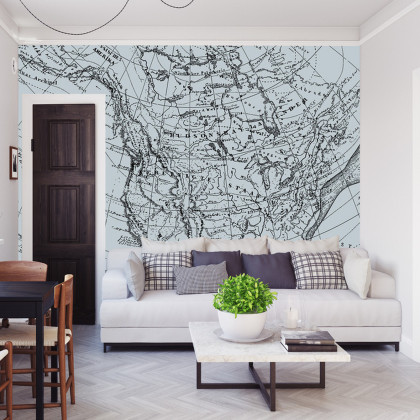 Fototapeta Stara Mapa