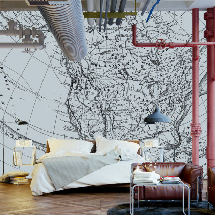 Fototapeta Stara Mapa