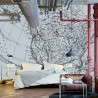 Fototapeta Stara Mapa