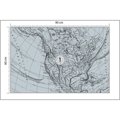 Fototapeta Stara Mapa