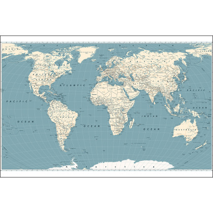 Fototapeta Mapa Świata