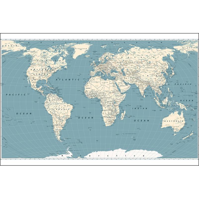 Fototapeta Mapa Świata