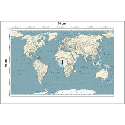 Fototapeta Mapa Świata