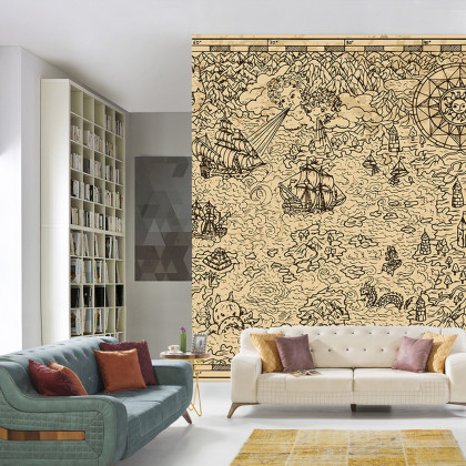 Fototapeta Mapa Skarbów