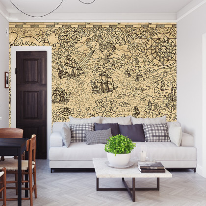 Fototapeta Mapa Skarbów