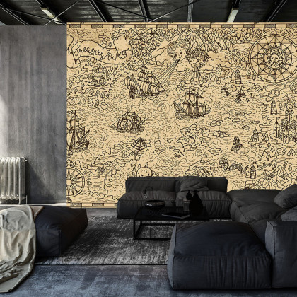Fototapeta Mapa Skarbów