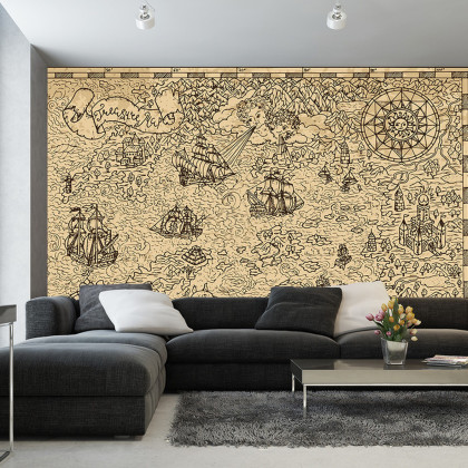 Fototapeta Mapa Skarbów