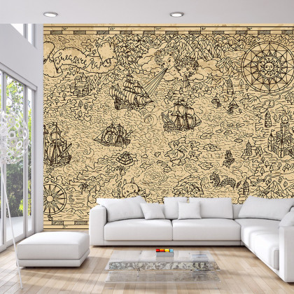 Fototapeta Mapa Skarbów