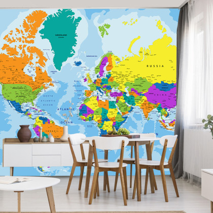 Fototapeta Mapa Świata