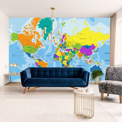 Fototapeta Mapa Świata