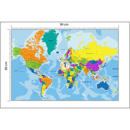 Fototapeta Mapa Świata