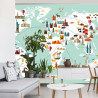 Fototapeta Mapa Dla Dzieci
