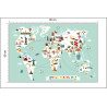 Fototapeta Mapa Dla Dzieci