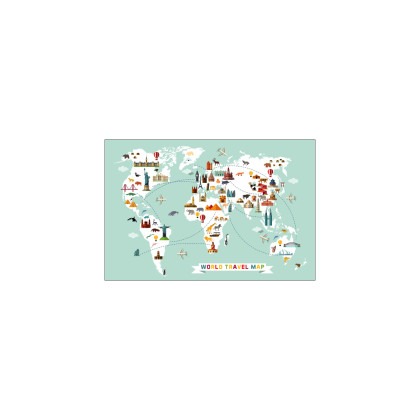 Fototapeta Mapa Dla Dzieci