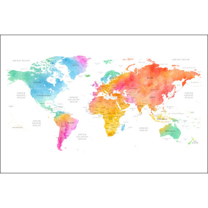 Fototapeta Mapa Świata