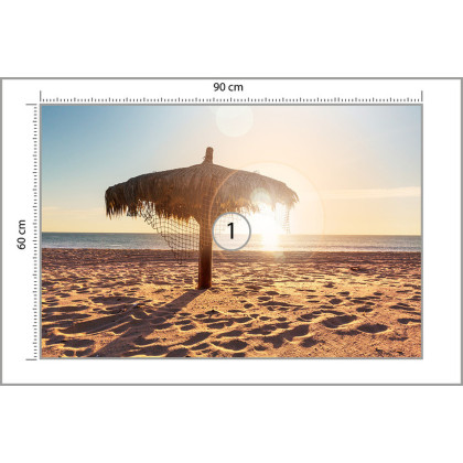 Fototapeta Plaża Zachód Słońca
