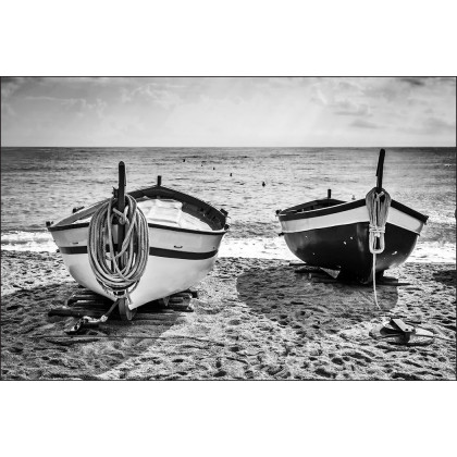 Fototapeta Plaża Łodzie