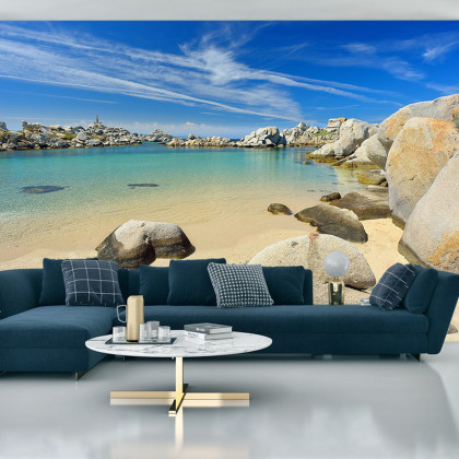 Fototapeta Plaża Morze Skały