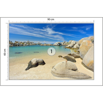 Fototapeta Plaża Morze Skały